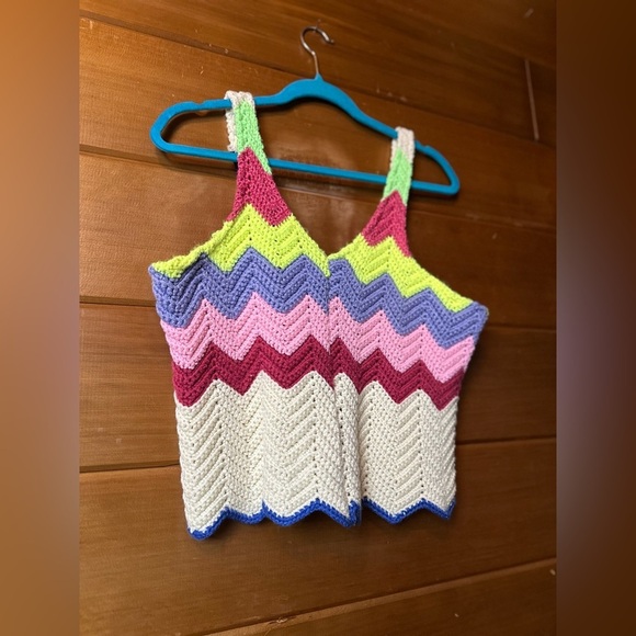 VINTAGE knit top, size medium - Picture 2 of 12